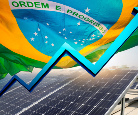 energia solar crescendo no Brasil